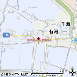 茨城県かすみがうら市有河149周辺の地図