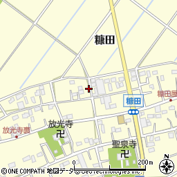 埼玉県鴻巣市糠田周辺の地図