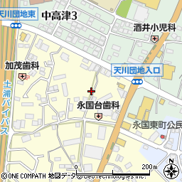 茨城県土浦市永国1070周辺の地図