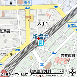 新福井駅周辺の地図
