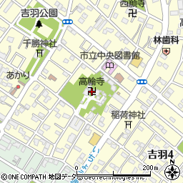 高輪寺周辺の地図