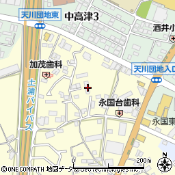 茨城県土浦市永国978周辺の地図