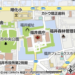 福井県庁周辺の地図