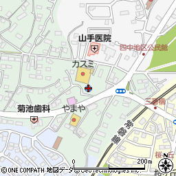 フードマーケットカスミ高津店駐車場周辺の地図