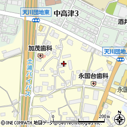 茨城県土浦市永国976-1周辺の地図