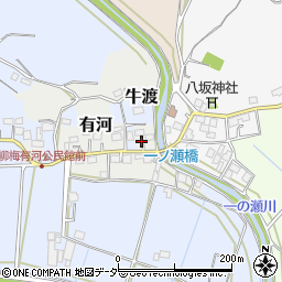 茨城県かすみがうら市有河132周辺の地図