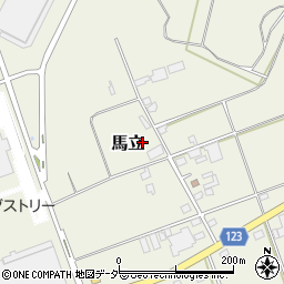 茨城県坂東市馬立1247周辺の地図