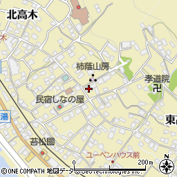 長野県諏訪郡下諏訪町東高木9182周辺の地図