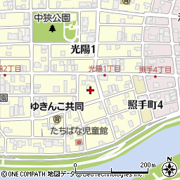 福井県福井市光陽1丁目21周辺の地図