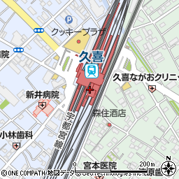 東武鉄道株式会社　久喜駅周辺の地図