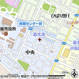 埼玉県鴻巣市中央16-9周辺の地図