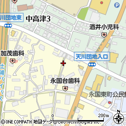 茨城県土浦市永国1069周辺の地図