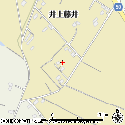 茨城県行方市井上藤井196周辺の地図