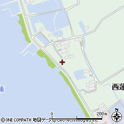 茨城県行方市西蓮寺216-2周辺の地図