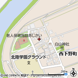 福井県福井市西下野町13-10周辺の地図