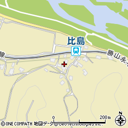 福井県勝山市遅羽町比島14周辺の地図