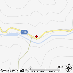 群馬県多野郡上野村楢原2061周辺の地図