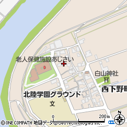福井県福井市西下野町13-13周辺の地図