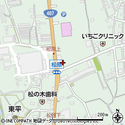 埼玉県東松山市東平1432-3周辺の地図