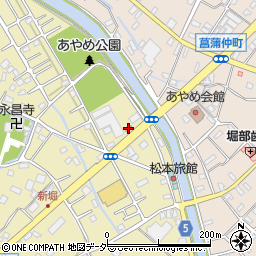 埼玉県　警察署久喜警察署菖蒲交番周辺の地図