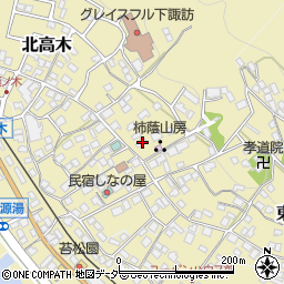 長野県諏訪郡下諏訪町9177-1周辺の地図
