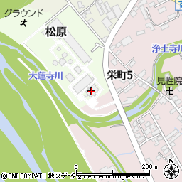 福井県勝山市松原周辺の地図