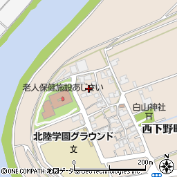 福井県福井市西下野町13-11-1周辺の地図