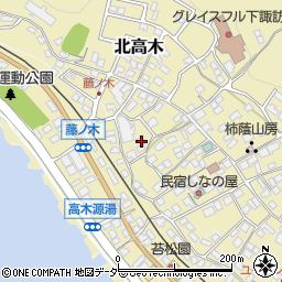 長野県諏訪郡下諏訪町8867-1周辺の地図
