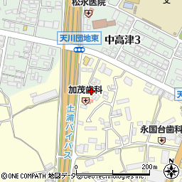 茨城県土浦市永国893-3周辺の地図