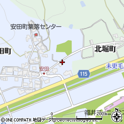 福井県福井市安田町20周辺の地図