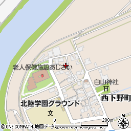 福井県福井市西下野町13-2周辺の地図