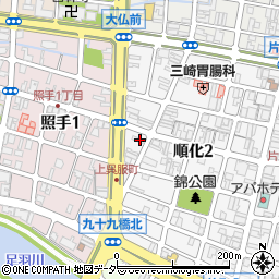 株式会社上田防水布店　本店周辺の地図