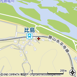 福井県勝山市遅羽町比島22周辺の地図