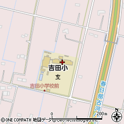 幸手市立吉田小学校周辺の地図