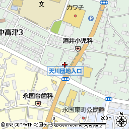 常陽銀行高津リテールステーション ＡＴＭ周辺の地図