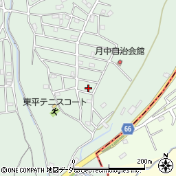 埼玉県東松山市東平1249-18周辺の地図