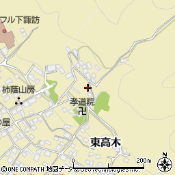 長野県諏訪郡下諏訪町東高木9899周辺の地図