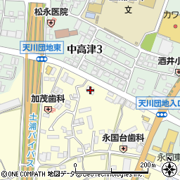 茨城県土浦市永国975-5周辺の地図