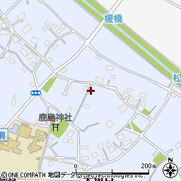 茨城県つくば市大角豆836周辺の地図