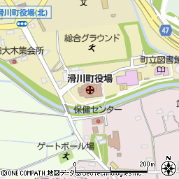 滑川町役場　議会事務局周辺の地図