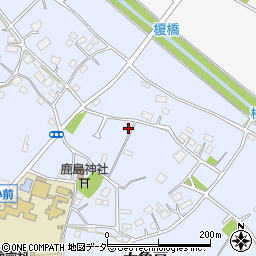 茨城県つくば市大角豆837周辺の地図