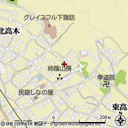 長野県諏訪郡下諏訪町9327-1周辺の地図