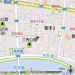 福井県福井市照手周辺の地図