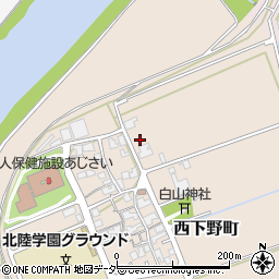 福井県福井市西下野町17周辺の地図