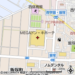 北陸銀行ＭＥＧＡドン・キホーテＵＮＹ福井店 ＡＴＭ周辺の地図