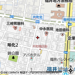 手品家福井店周辺の地図