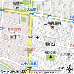金子商店周辺の地図