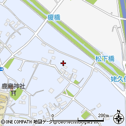 茨城県つくば市大角豆380周辺の地図