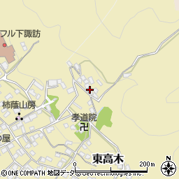 長野県諏訪郡下諏訪町東高木9876周辺の地図
