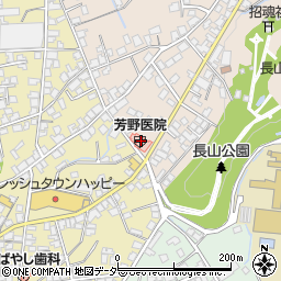 芳野医院周辺の地図